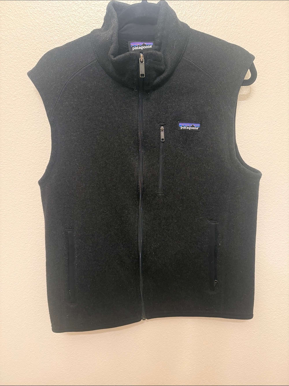 Patagonia Men's Black Full-Zip Better Sweater Vest